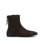 STRATEGIA bottes en cuir femme marron