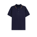 GUCCI polo en coton homme bleu