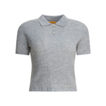GUEST IN RESIDENCE polo en cachemire femme gris
