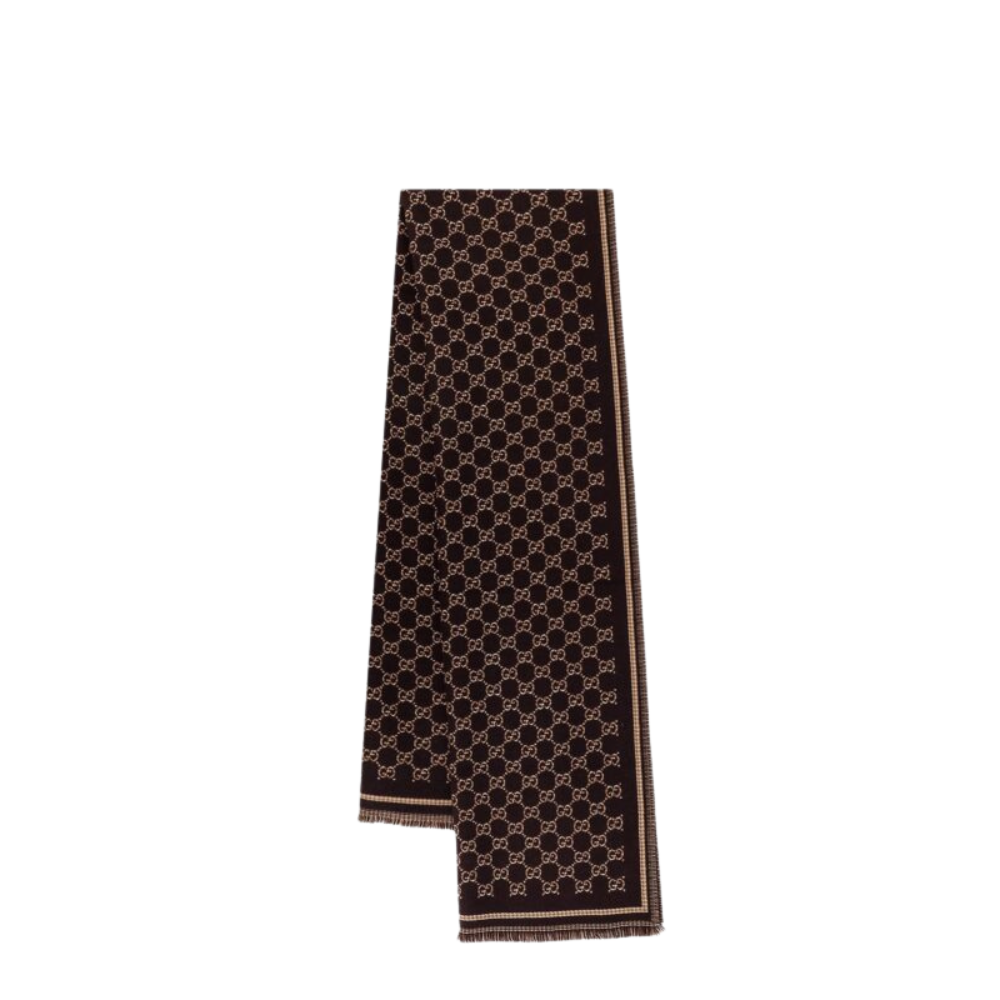 Sans titre (1000 x 1000 px) - 2026-08-22T201358.864 GUCCI écharpe en laine homme marron – Image 1