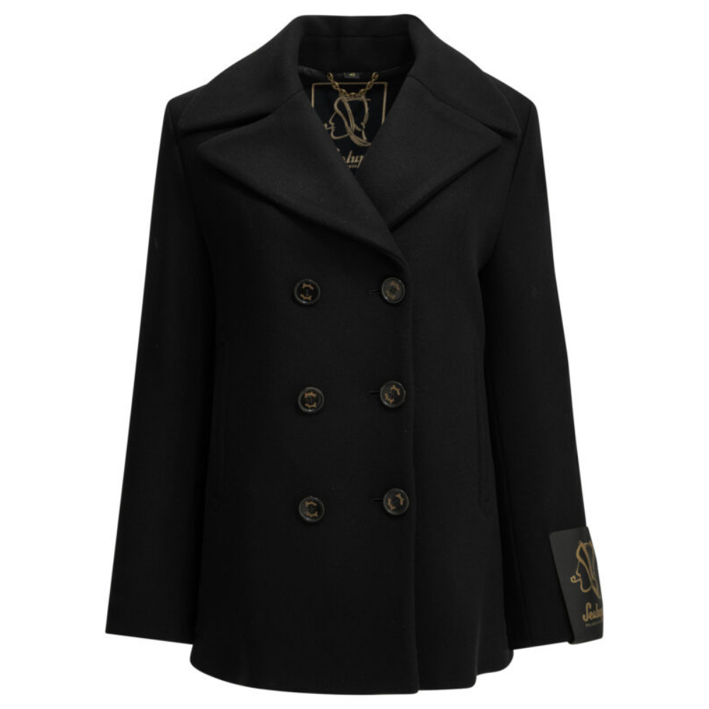 Sans titre (1000 x 1000 px) - 2026-08-29T235430.938 SEALUP caban en laine femme noir – Image 1