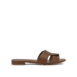 SERGIO LEVANTESI mules en cuir femme marron