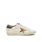 GOLDEN GOOSE baskets en cuir femme blanc