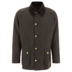 BARBOUR veste en coton ciré homme marron