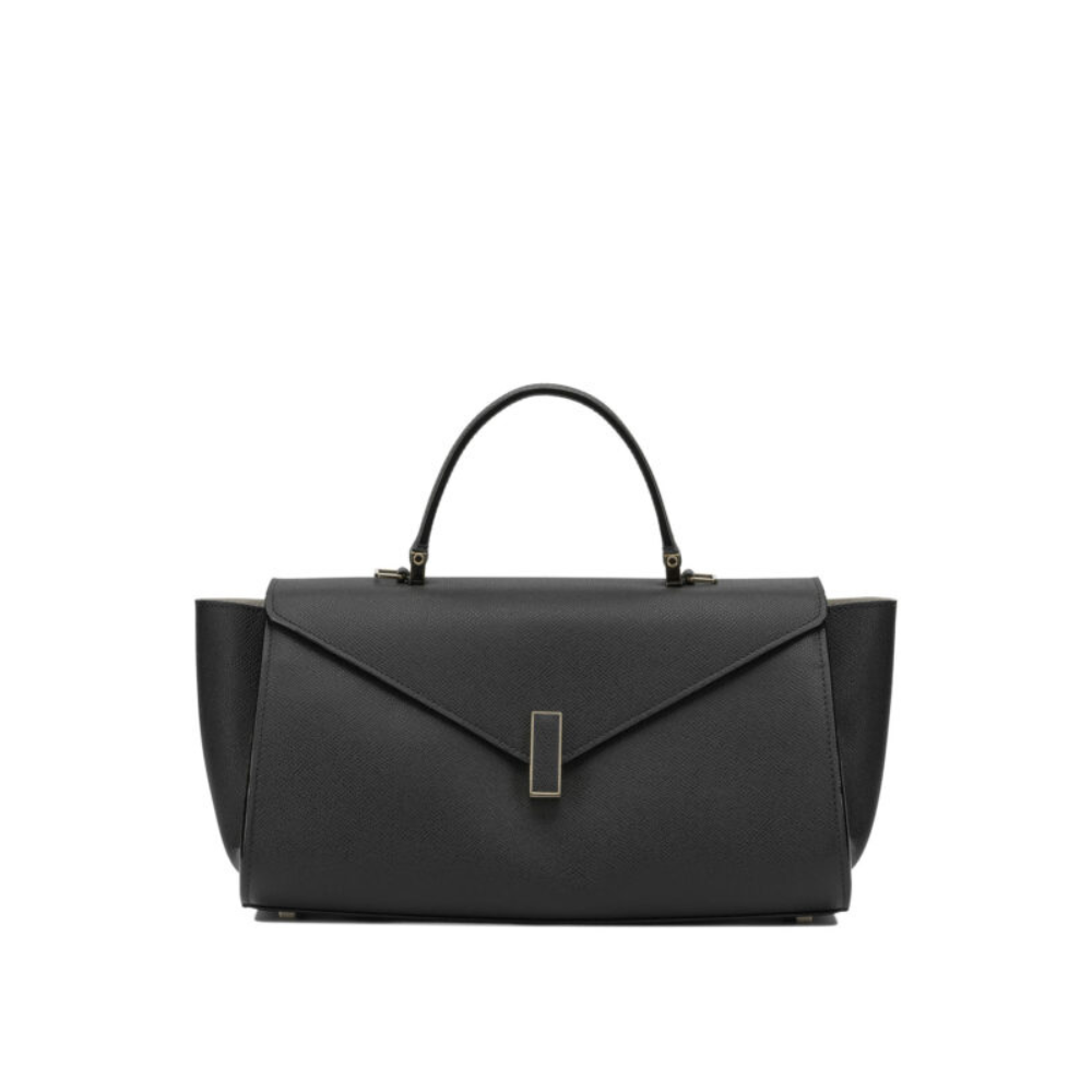 Sans titre (1000 x 1000 px) (80) VALEXTRA sac à main moyen femme noir – Image 1