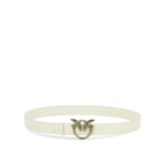 PINKO ceinture en cuir femme blanc