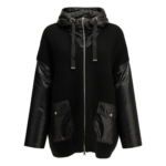 HERNO veste en laine femme noire
