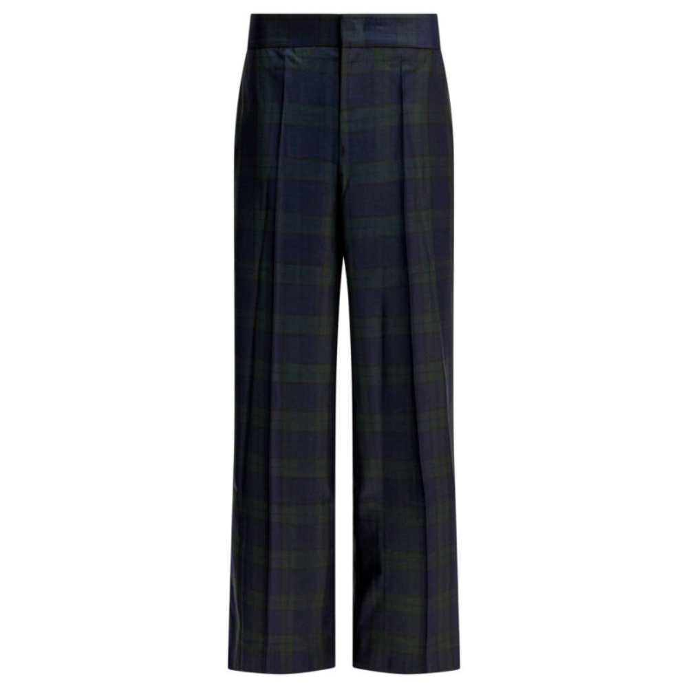 Sans titre (1000 x 1000 px) (89) SA SU PHI pantalon en laine femme bleu – Image 1