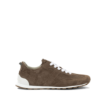 BRUNELLO CUCINELLI baskets en cuir femme marron