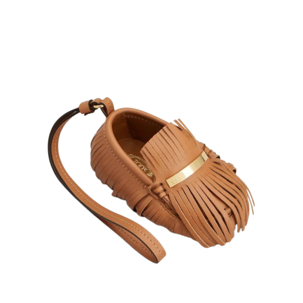 Sans titre (1000 x 1000 px) (93) TOD'S porte-clés en cuir femme marron – Image 1