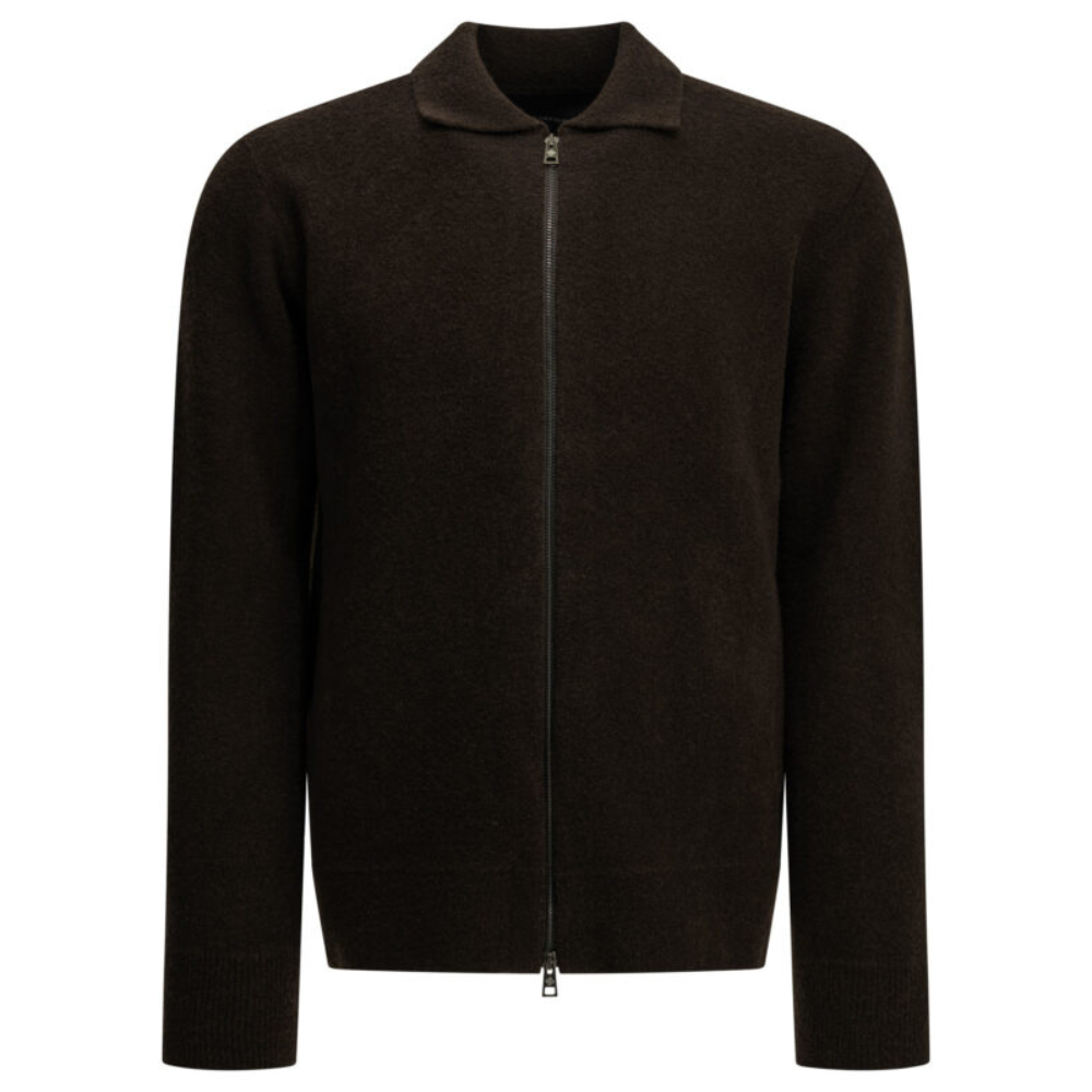 Sans titre (1000 x 1000 px) (96) TAGLIATORE pull en laine homme marron – Image 1