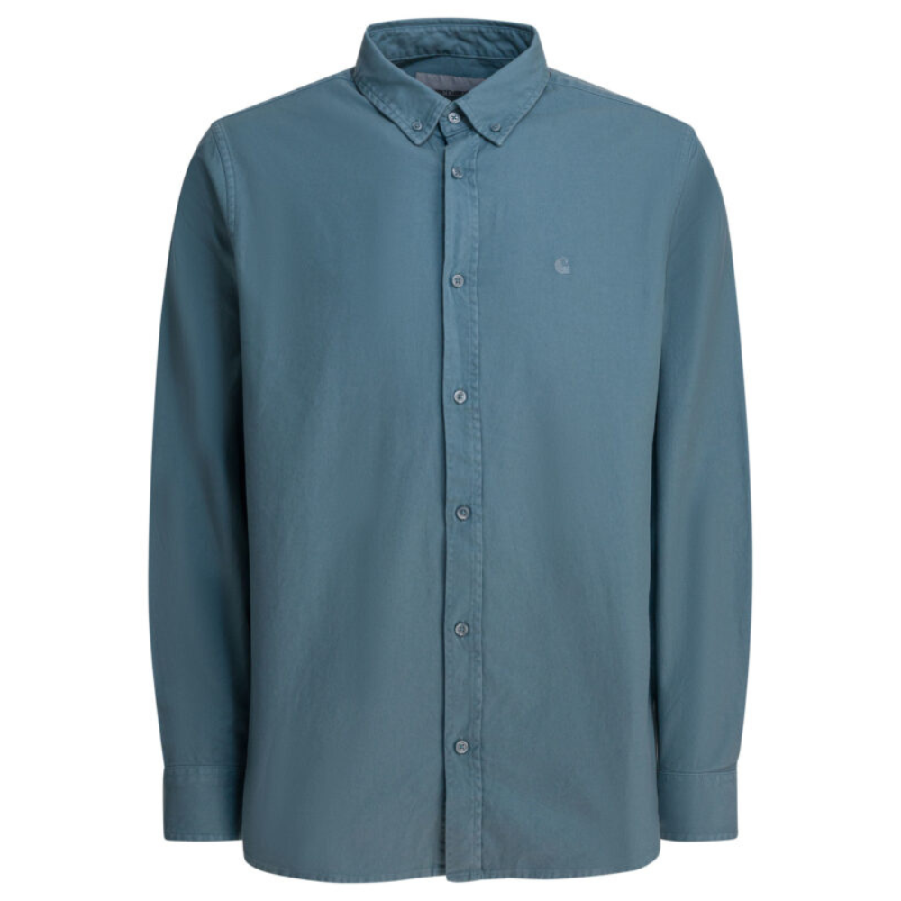 Sans titre (1000 x 1000 px) (97) CARHARTT WIP chemise en coton homme bleu – Image 1