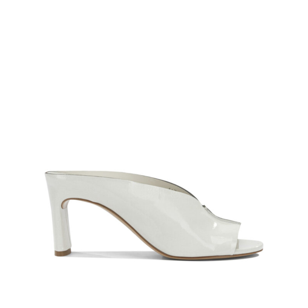 Sans titre (1000 x 1000 px) (97) DEL CARLO sandales en cuir femme blanc – Image 1