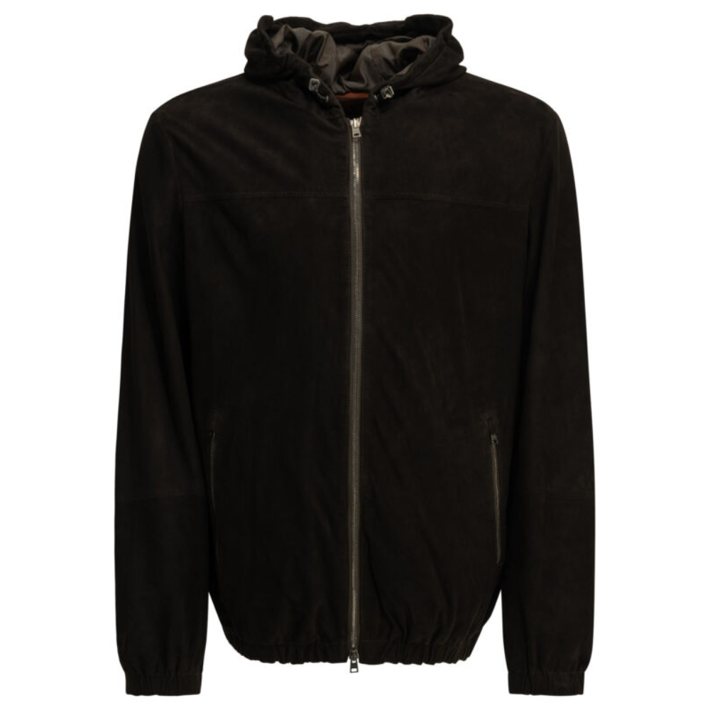 Sans titre (1000 x 1000 px) (97) HERNO veste en cuir homme marron – Image 1