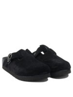 NEEDLES sabots en cuir homme noir – Image 2