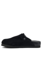NEEDLES sabots en cuir homme noir – Image 3