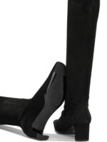 ALLUMINIO bottes en cuir femme noir – Image 5