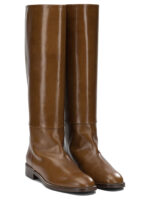 ALLUMINIO bottes en cuir femme marron – Image 2