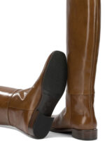 ALLUMINIO bottes en cuir femme marron – Image 5