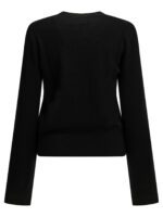 AMI PARIS pull en laine femme noir – Image 2