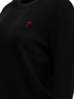 AMI PARIS pull en laine femme noir – Image 4