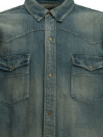 A.PRESSE chemise homme bleu – Image 3