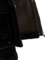 BLANCHA veste en cuir femme marron – Image 4