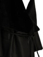 BLANCHA manteau en cuir femme noir – Image 6