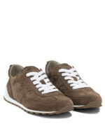 BRUNELLO CUCINELLI baskets en cuir femme marron – Image 2