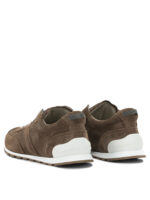 BRUNELLO CUCINELLI baskets en cuir femme marron – Image 4