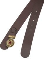 ETRO ceinture en cuir femme bordeaux – Image 2