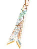 FERRAGAMO bandeau en soie femme multicolore – Image 2