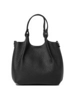 GIANNI CHIARINI sac à main en cuir femme noir – Image 3