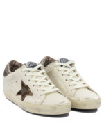GOLDEN GOOSE baskets en cuir femme blanc – Image 2