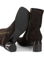 HALMANERA bottes en cuir femme marron – Image 5