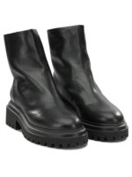 HALMANERA bottes en cuir femme noir – Image 2