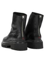 HALMANERA bottes en cuir femme noir – Image 4