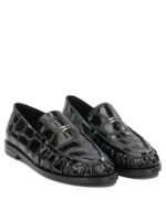 HALMANERA mocassins en cuir femme noir – Image 2