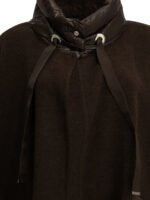 HERNO cape en laine femme marron – Image 3