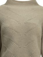 HERNO pull en laine femme beige – Image 3