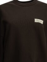 JACQUEMUS sweat-shirt en coton femme marron – Image 3