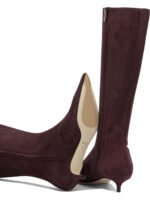 JIMMY CHOO bottes en cuir femme bordeaux – Image 5