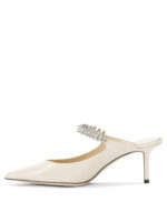 JIMMY CHOO mules en cuir femme blanc – Image 3