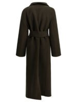 KHAITE manteau en laine femme vert – Image 2
