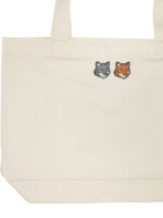 MAISON KITSUNÉ sac cabas homme beige – Image 3