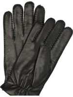 RESTELLI gants en cuir homme noir – Image 2
