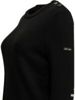 SAINT JAMES pull en laine femme noir – Image 3