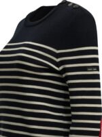 SAINT JAMES pull en laine femme bleu – Image 3