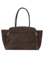 SANTONI sac porté épaule en cuir homme marron – Image 3