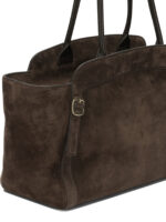 SANTONI sac porté épaule en cuir homme marron – Image 4